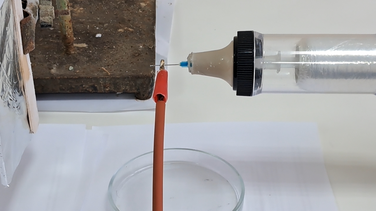 Electrospinning: Solution of PVDF in DMF (Unsuccessful Experiment)